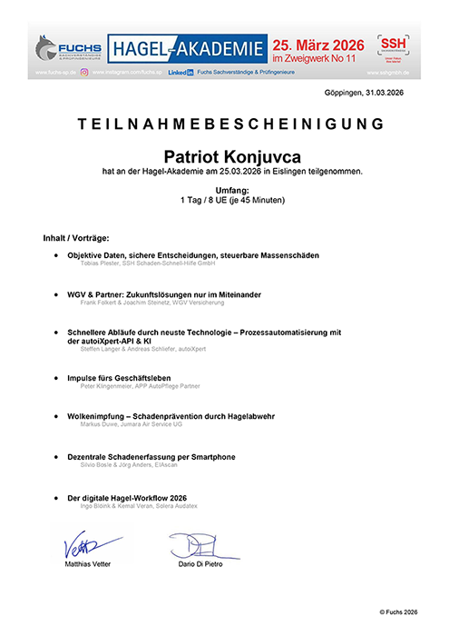 sv konjuvca kfz sachverstaendiger hagelakademie teilnahmebescheinigung 1